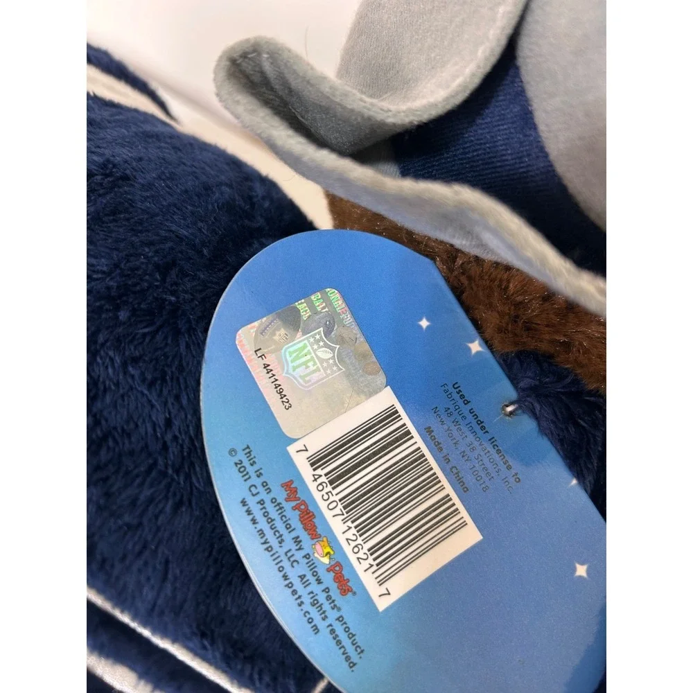 NWT NFL Football Dallas Cowboys Mascot Rowdy Pillow Pet Plush 21